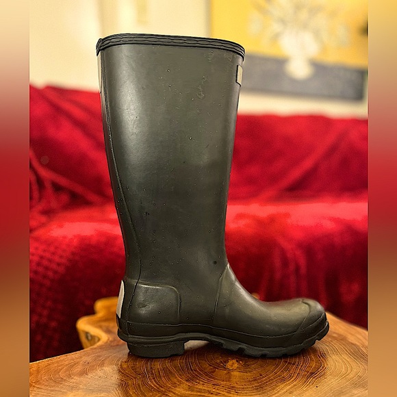 Hunter Shoes - Black Vintage Wellies Hunter Rain Boots